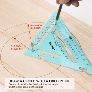 Factory directly supply Angle Square Ruler - MULTI-ANGLE SQUARE RULER LT-SR12 – Longtai