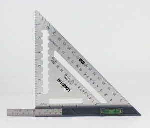 Cheap price Telescopic Ceiling Support Pole -
 Metric Triangle Triangular Protractor Aluminum Alloy Measuring Ruler LT-SR13 – Longtai
